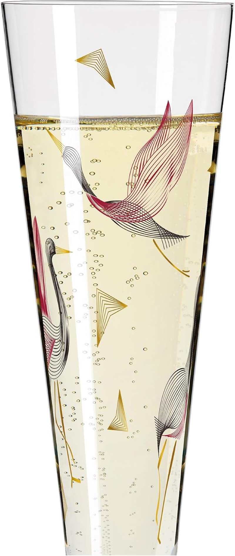 RITZENHOFF 1071015 Goldnacht #15 Champagne Glass, 205 Ml, Multi-Coloured image number 5