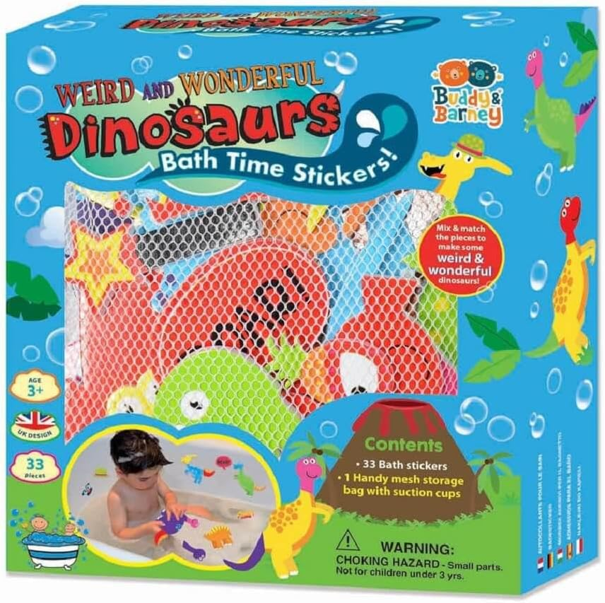 Bath Stickers Weird and Wonderful Dinosaurs