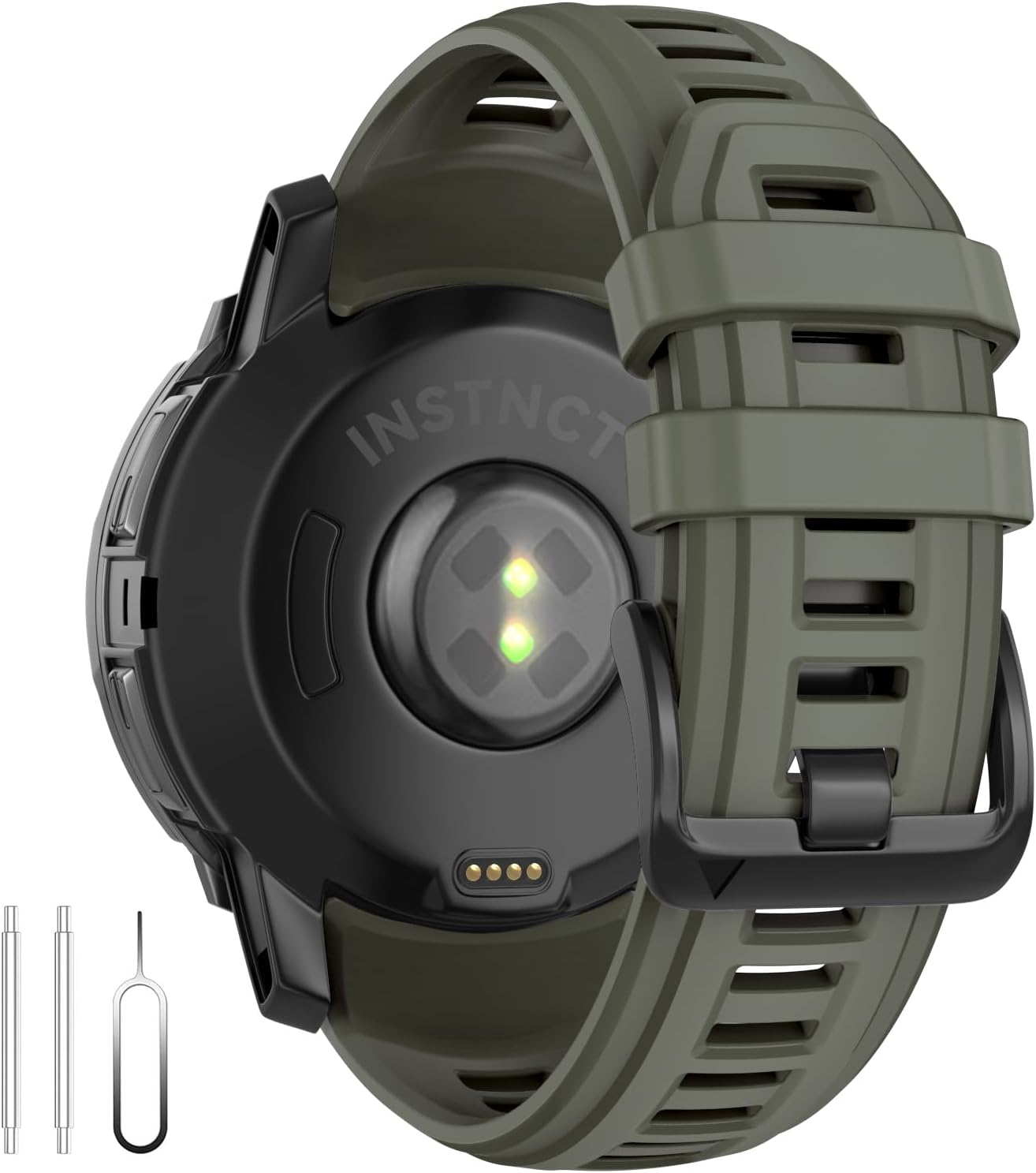 Strap for Garmin Instinct 3 50 Mm/Instinct 2X, 26 Mm Silicone Replacement Strap