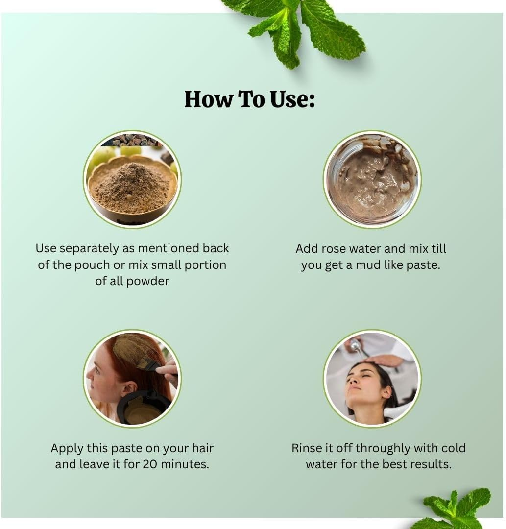 Laam Herbals Bhringraj Leaf Powder| Hair Master| All in One Solution| for Healthy Scalp and Natural Hair (80 G)