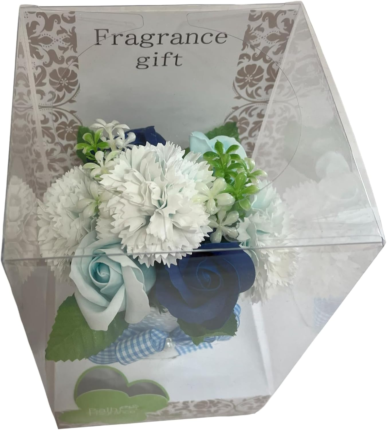 Q-FLA 751578 Soap Flower Fragrance Arrangement, S, Blue, Mother'S Day Gift image number 4