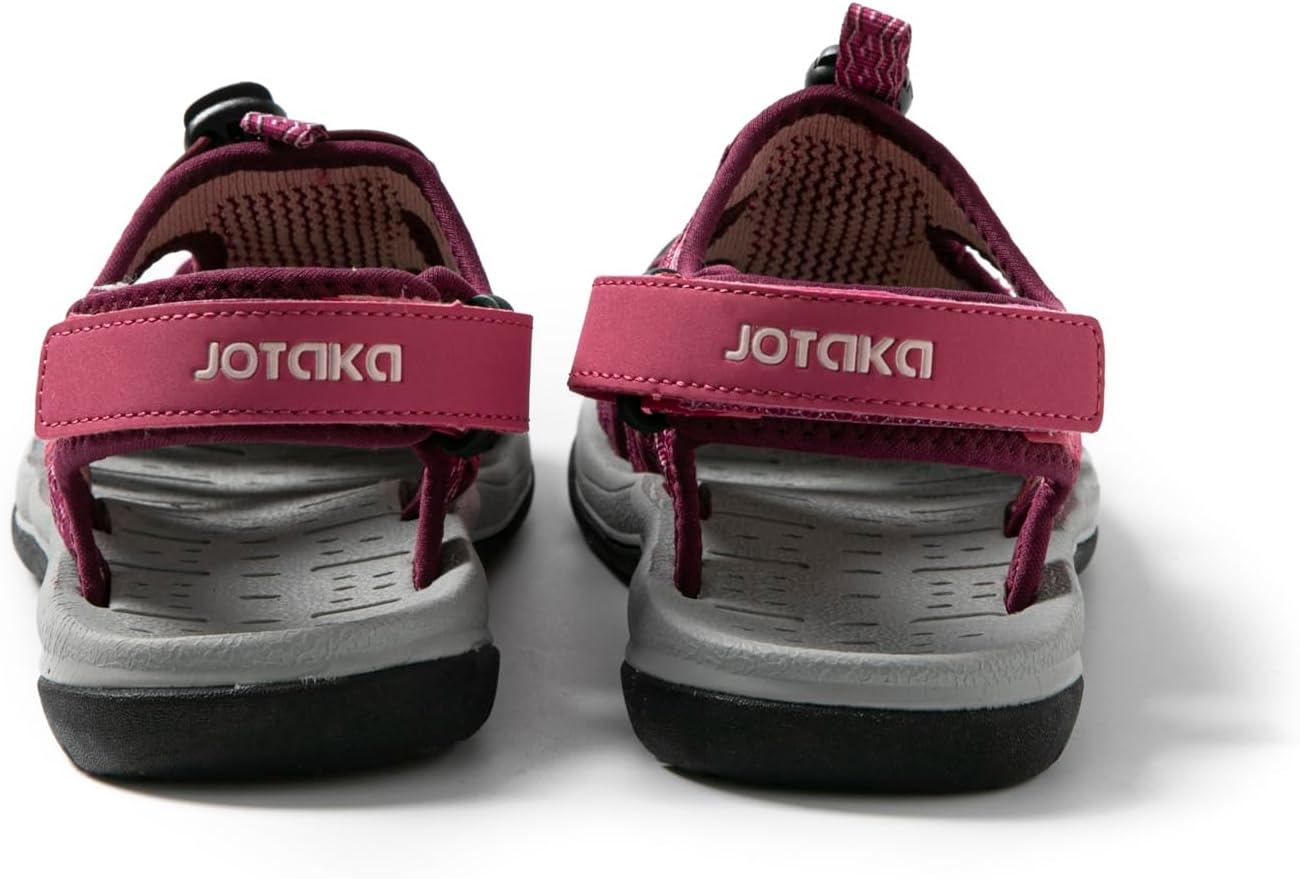 JOTA KA Trekking-Sandalen F&uuml;r Damen, Sportlich, Wasserdicht, Rutschfest, Atmungsaktiv, Mit Kordelzug, F&uuml;r Wandern Und Sommer - Black image number 5