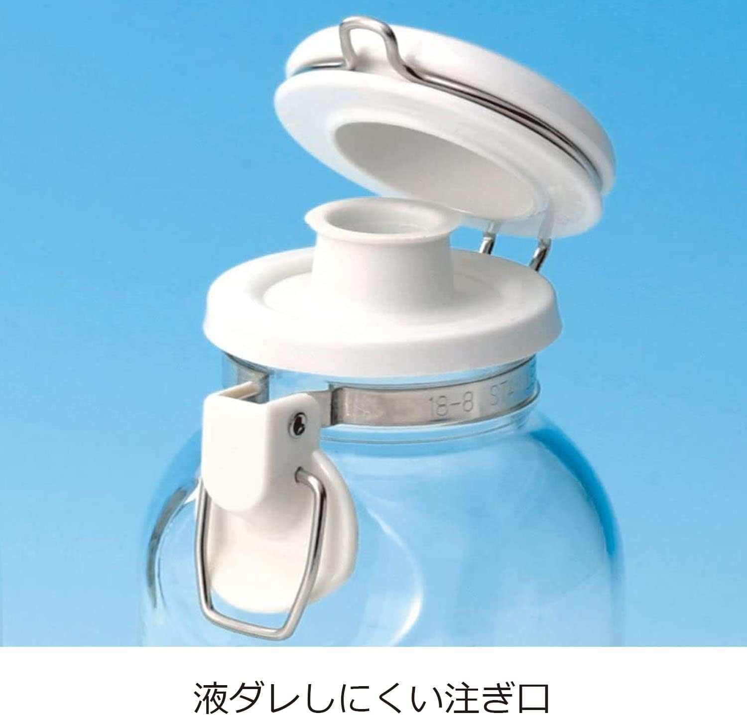 Seisho 223453 Cellarmate Storage Bottle, Convenient Condiment Bottle, Glass Container, 16.9 Fl Oz (500 Ml), Made in Japan image number 4