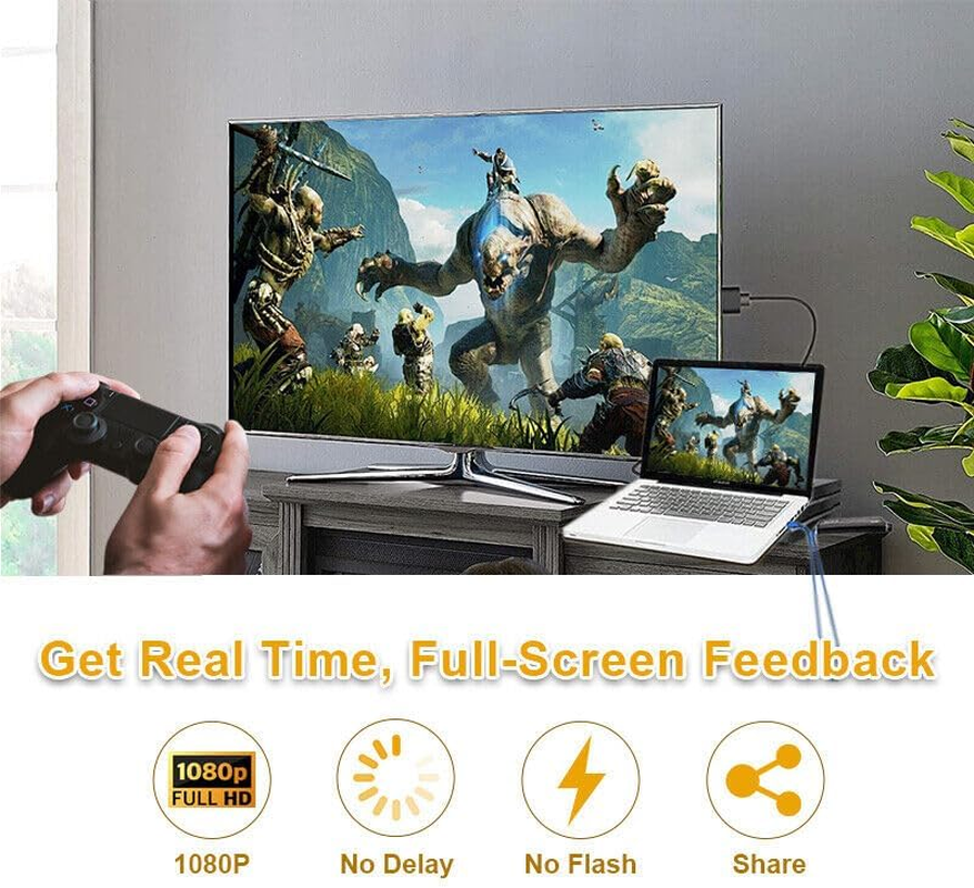 Tootoo 4K Video Capture Card 1080P 60Fps HD Camera Recording HDMI to USB 3.0 Live Game Streaming for Windows 7, 8, 10, Mac OS X 10.9 or Above, Linux image number 1