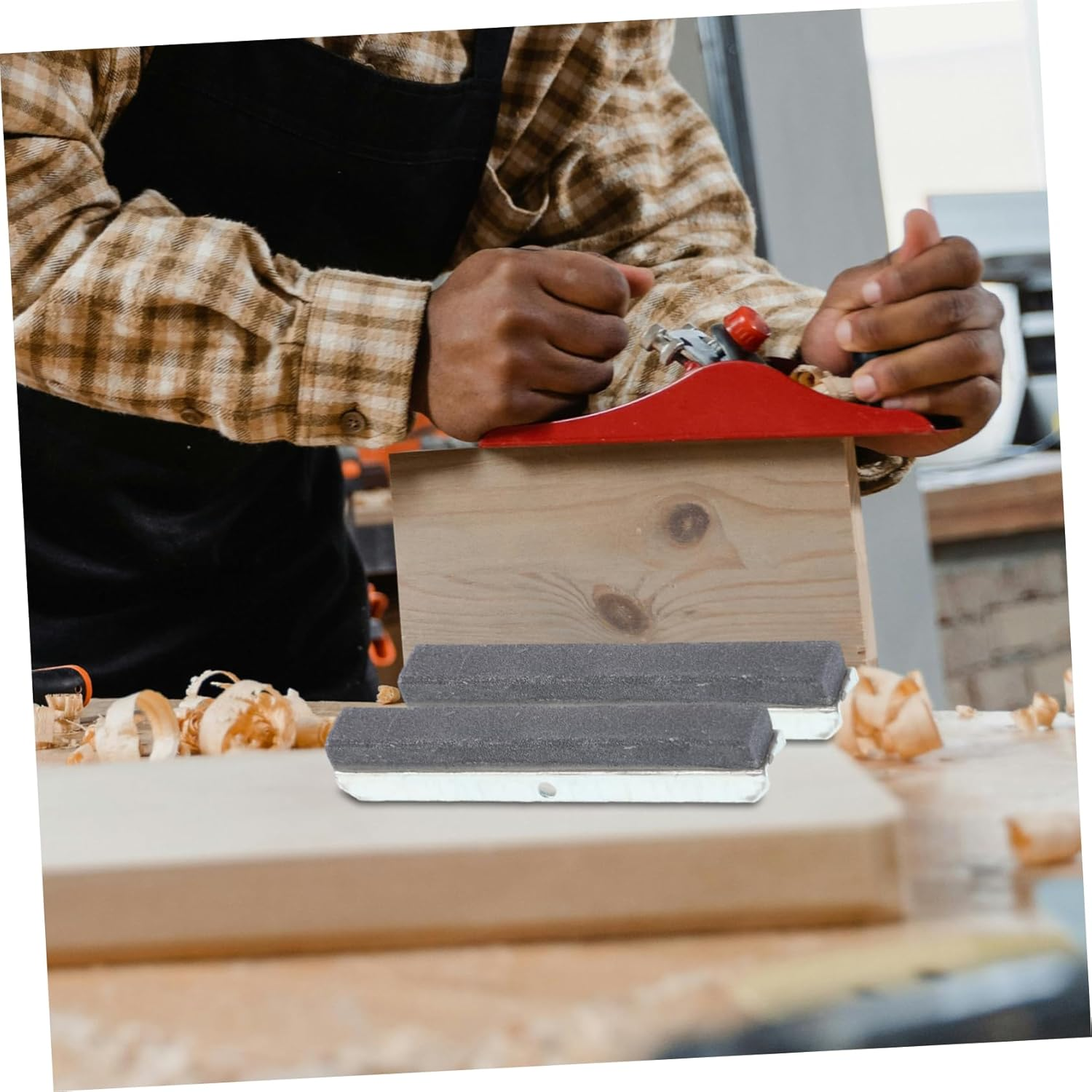 GETAJGHSD 3Pcs Cylinder Stones and Screws for Engine Cylinder Grinding Hand Tools for Car Maintenance and Polishing image number 1