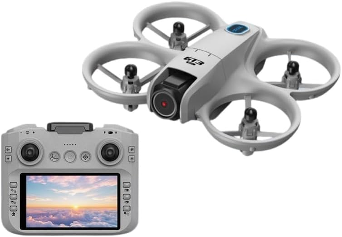 ANDCROWD Foldable Drone, Remote Control with 4.3-Inch Screen Display, Automatic Obstacle Avoidance, Includes 3 Spare Batteries image number 5