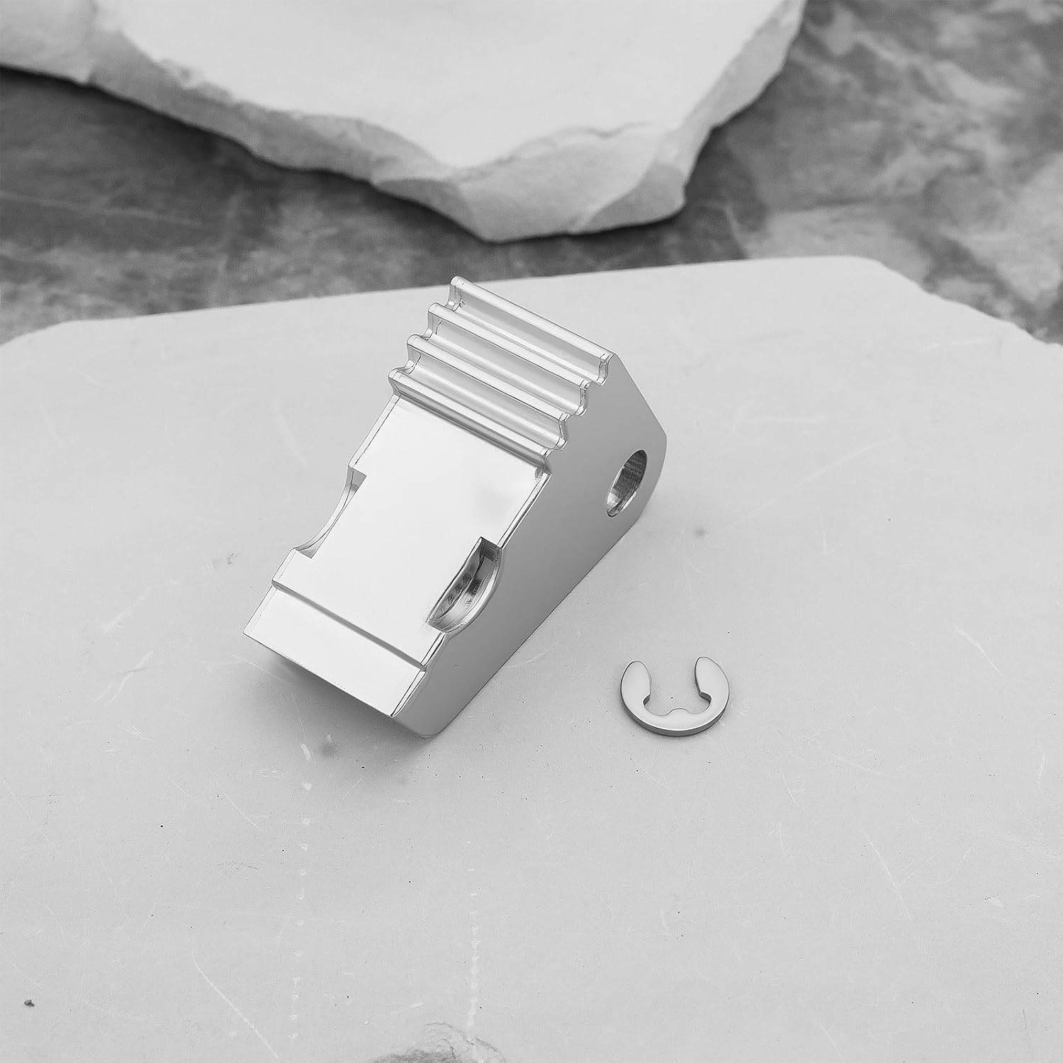 Briny River Door Handle Paddle Gear 1042845-00-B with Spacer Compatible with Tesla Model S 2012-2019