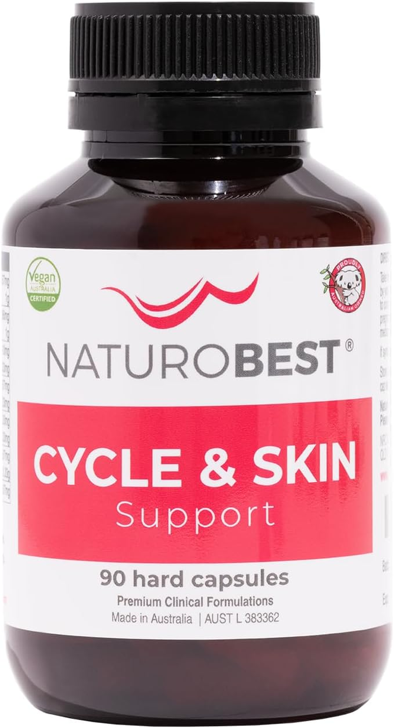 NATUROBEST Cycle & Skin Support 90 Capsules | Suitable for Women with PCOS image number 3