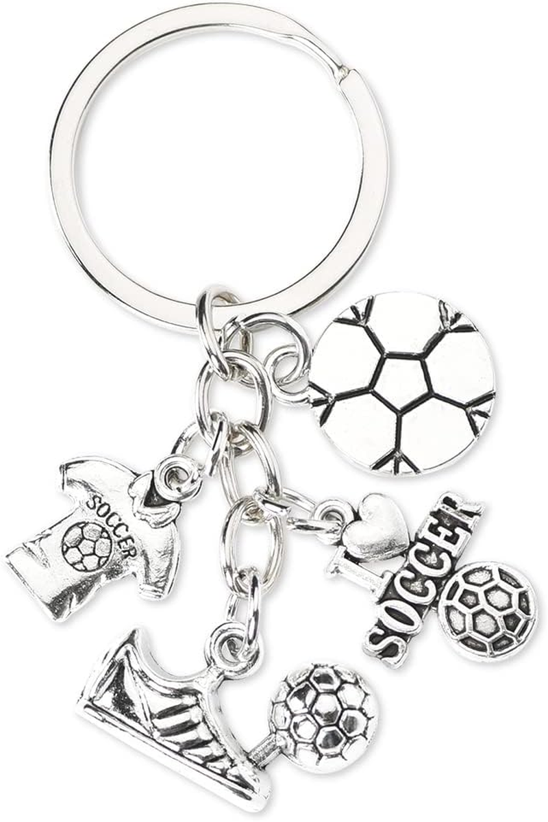 Basketball Soccer Football Sports Keychain Gifts for Boys Girls Women Men Sports Lover Gift Accessories Decorations Keepsake image number 5