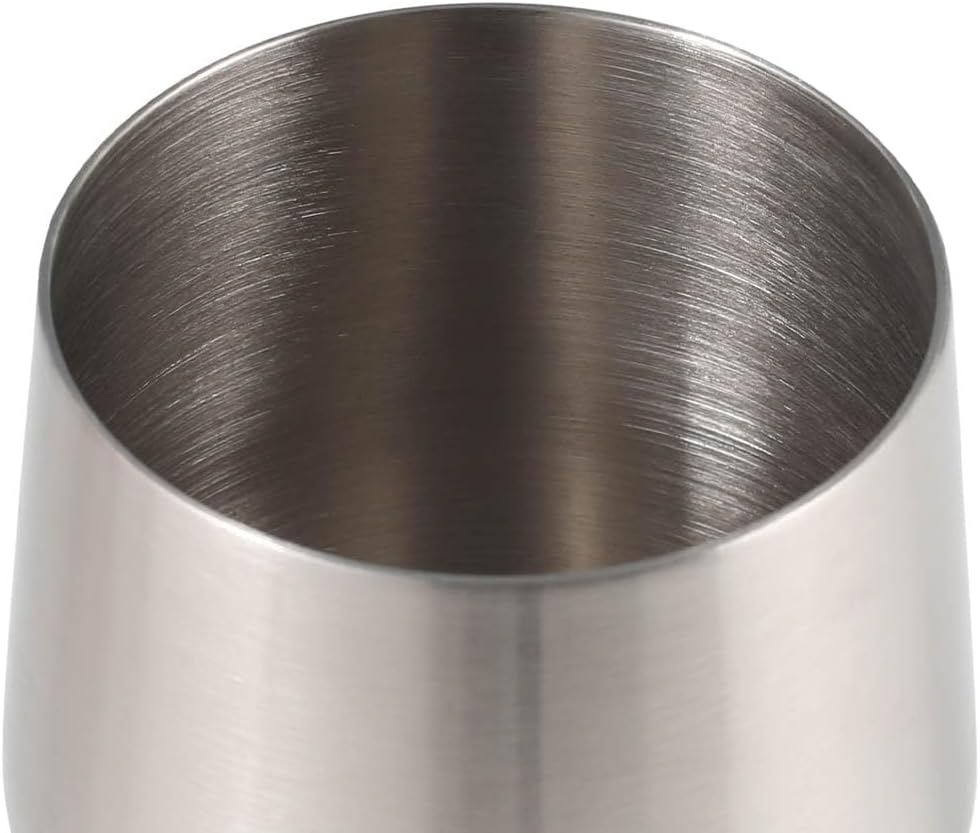 Dulton M-0519ST Wine Glass, Stainless Steel, Expressive Wine Glass, Height 7.1 Inches (180 Mm), Diameter 2.9 Inches (74 Mm), Capacity: 11.8 Fl Oz (350 Ml) image number 3