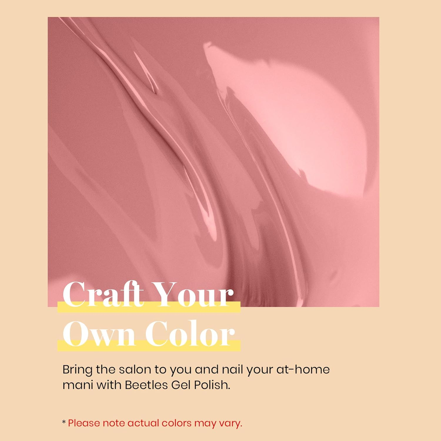 Beetles Gel Polish Gel Nail Polish, 1Pcs 0.5Oz 15Ml Dusty Rose Nail Polish Dried-Rose Dusty Pink Soak off UV LED Nail Lamp Nail Art Manicure Salon DIY Home Solid Gel Nail Design Decoration Valentine'S image number 4