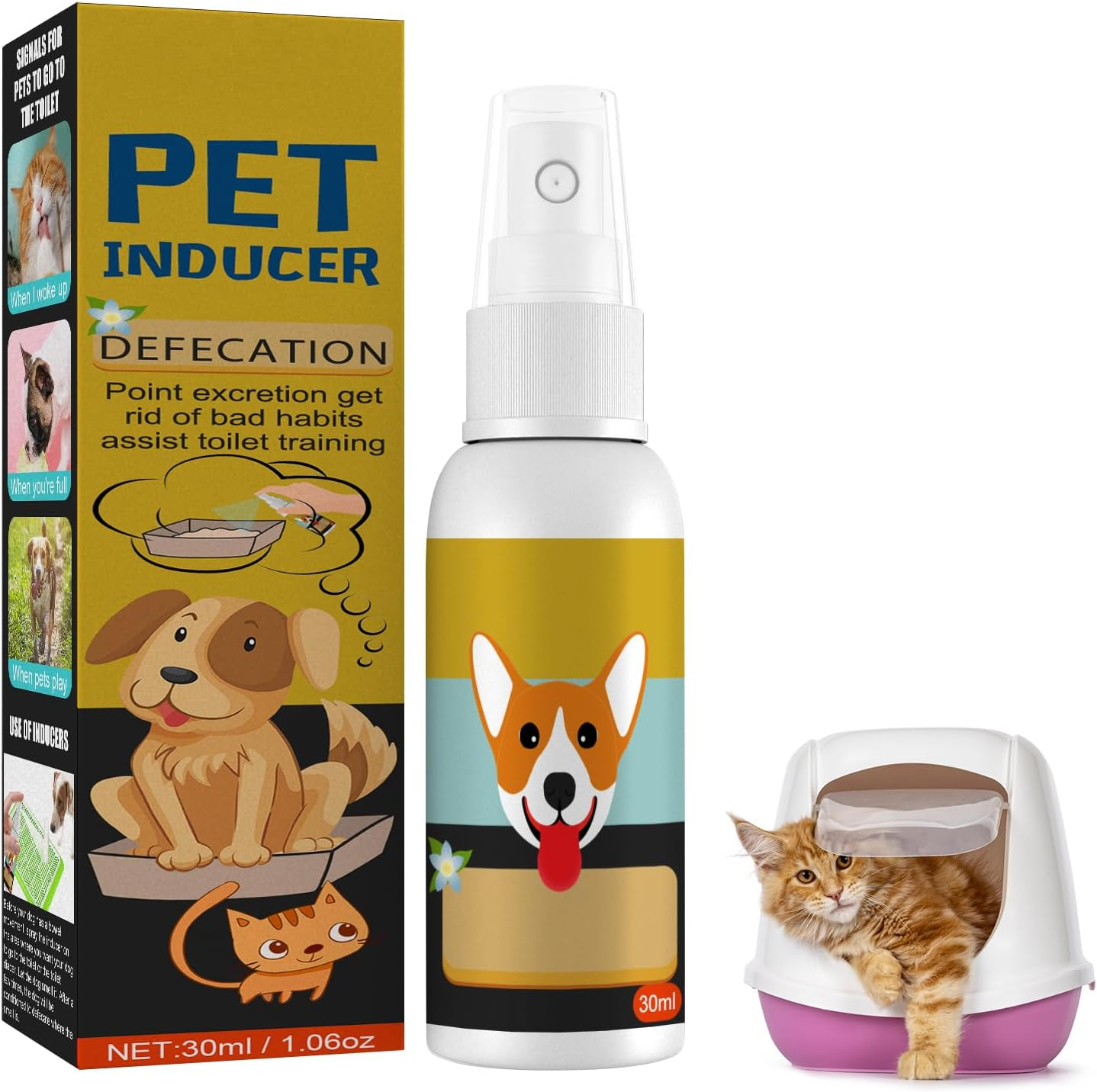 Potty Training Spray for Dogs, Dog Pee Spray Training, Spray for Training, Potty Training Dogs, Dog PIPI Trainer, Puppies and Dogs, Potty Training, for Cats, Dogs, Hamsters, Rabbits, 30 Ml image number 3