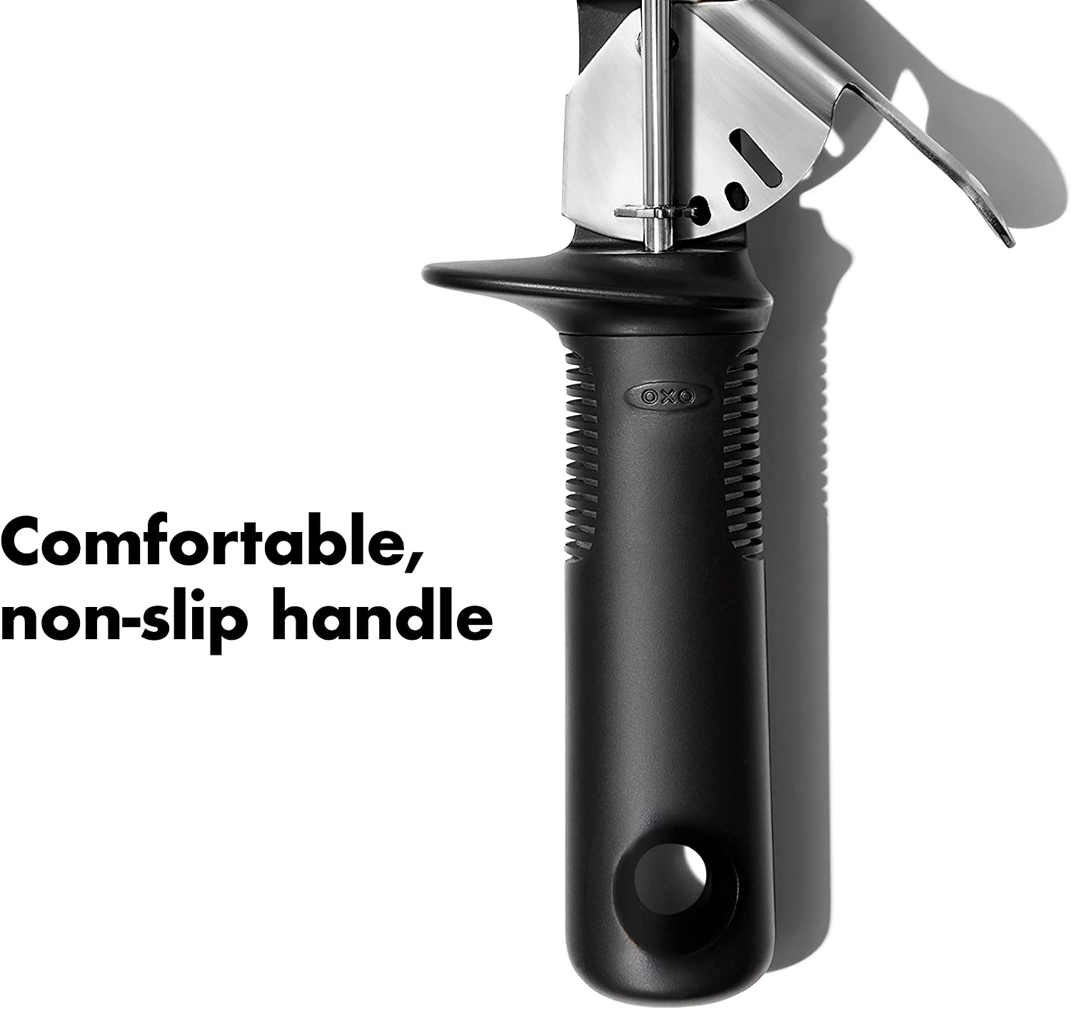 OXO Good Grips Trigger Stainless Steel Ice Cream Scoop, Black Handle image number 3