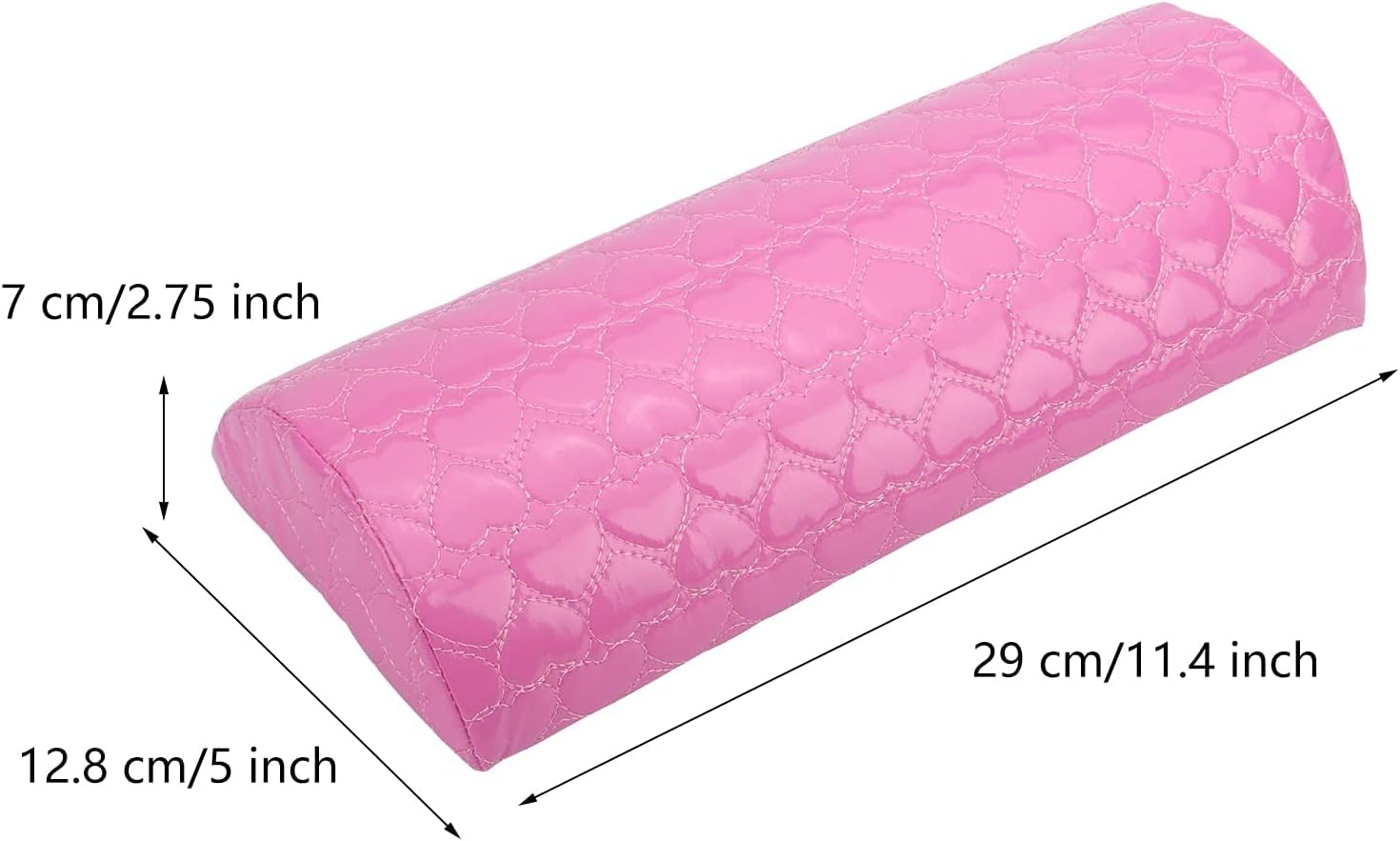 Nail Pillow Hand Rest for Nails, Washable PU Leather Nail Armrest Detachable Manicure Hand Pillow Cushion Nail Art Accessories Tool for Nails Tech (Pink) image number 5