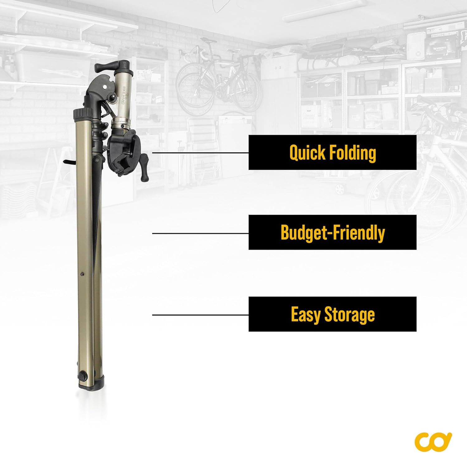 BIKEHAND E-Bike Repair Stand (Max 50Kg)-Heavy Duty- Home Portable Bicycle Mechanics Workstand - Great for EBIKE Mountain Bikes and Road Bikes Maintenance image number 2