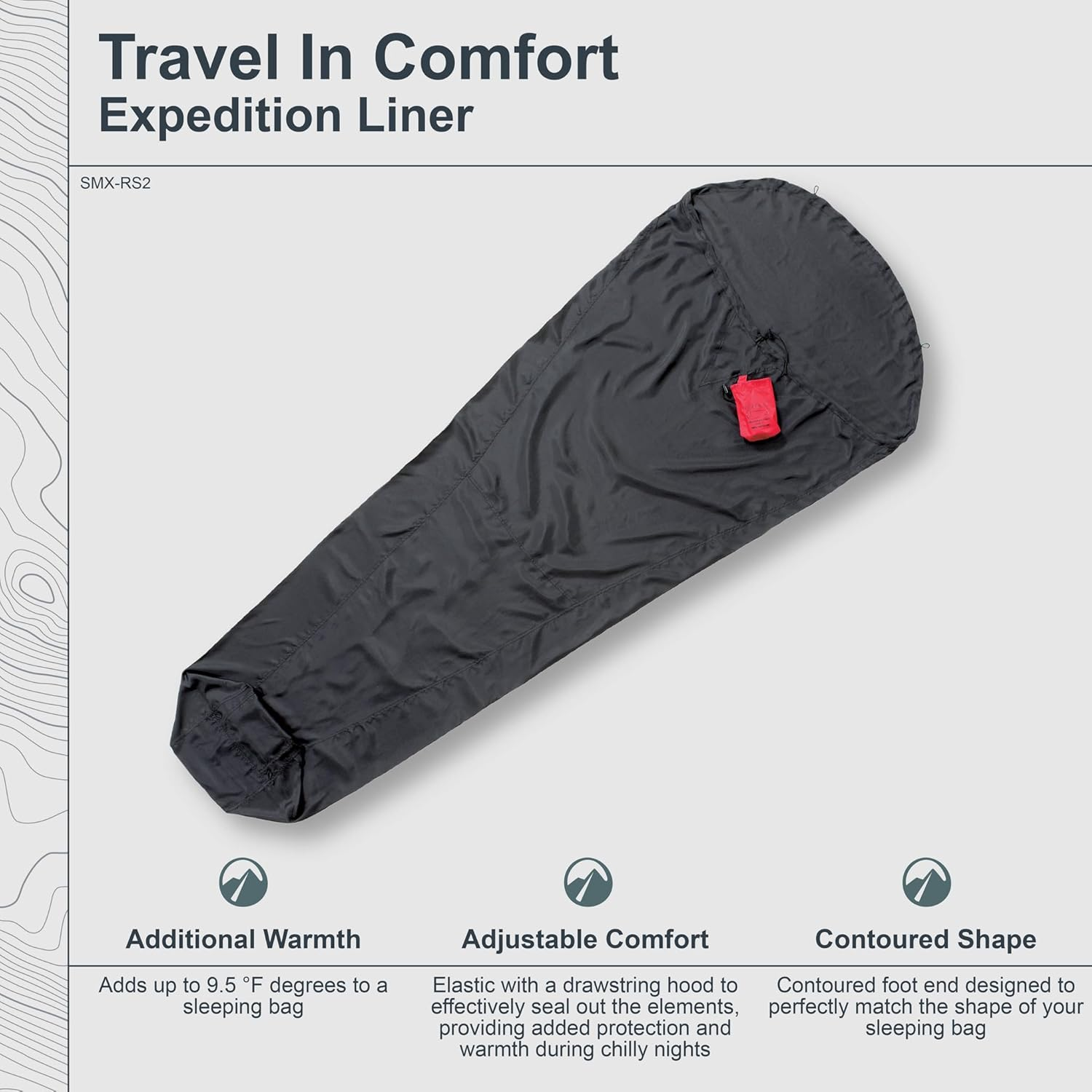 Cocoon Expedition Liner-Ripstop Silk Mummyliner image number 1