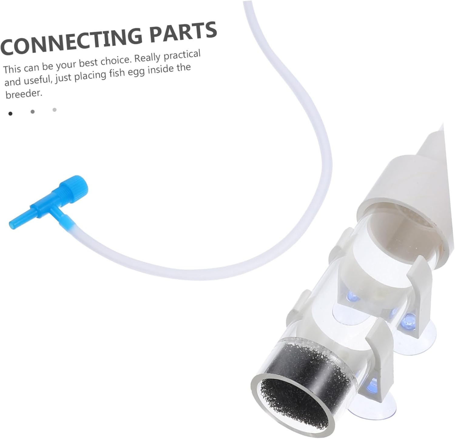 GANAZONO Cichlid Fish Egg Incubator Tube Acrylic Breeding Hatchery for Aquarium Aquatic Pets Prevent Female Fish Feeding Eggs Transparent Hatchery Device image number 1