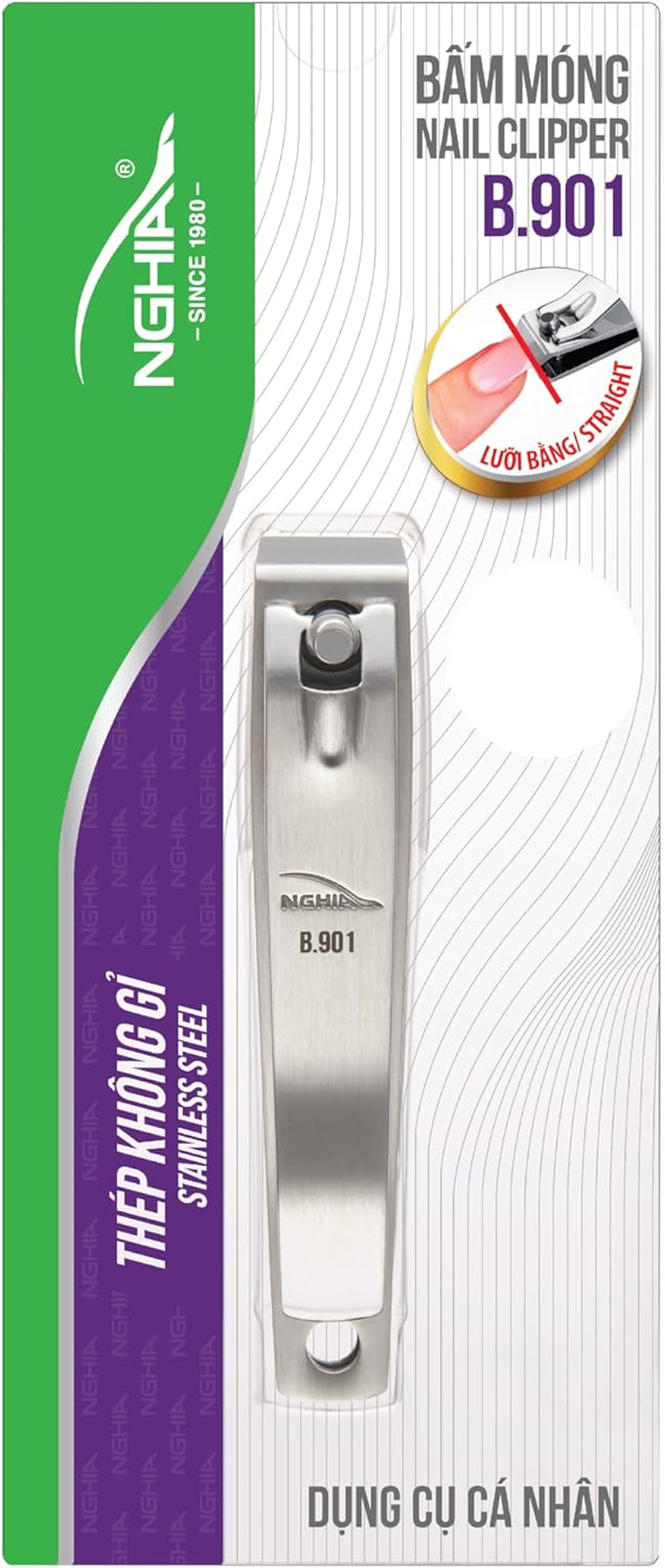 Nghia Stainless Steel Nail Clipper B-902