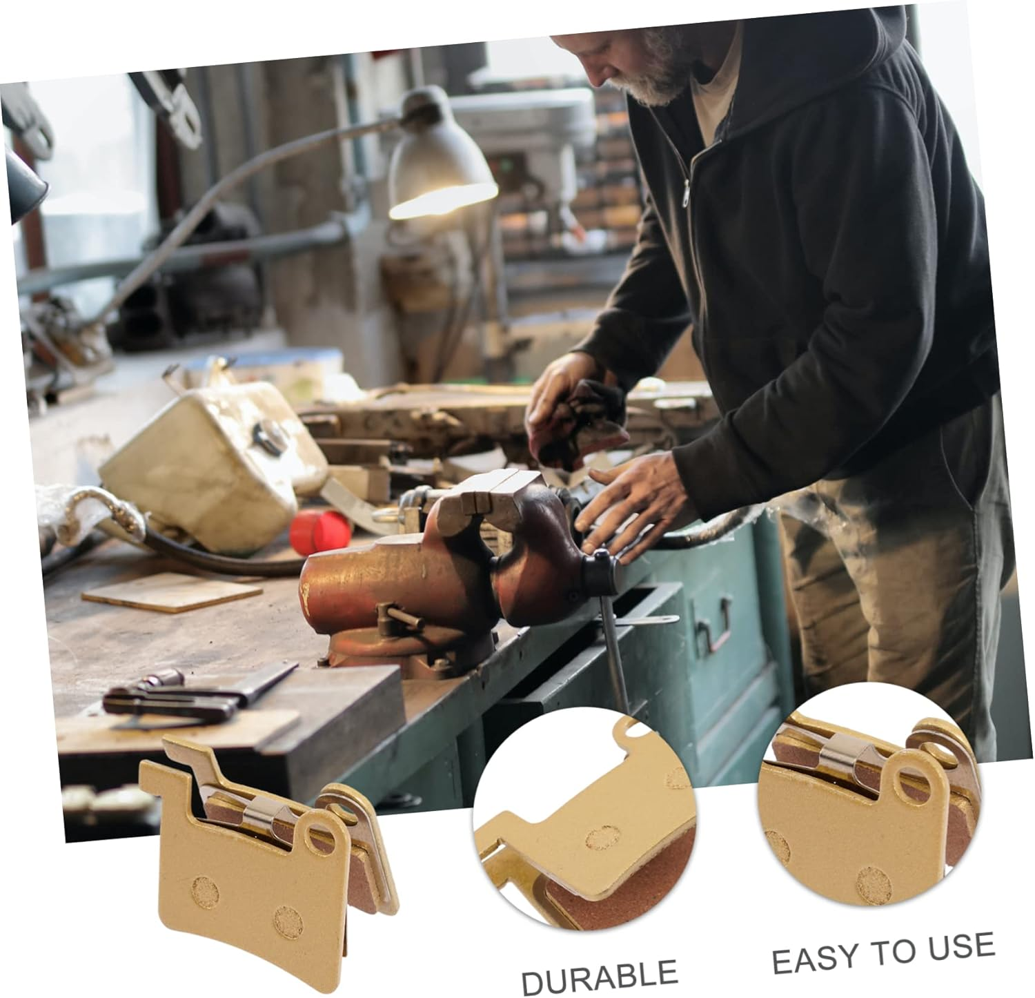 BESPORTBLE Electric Vehicle Brake Pads Replacement Riding Disc Brake Pad for Electromobile Silent Compatible Motorbike image number 1