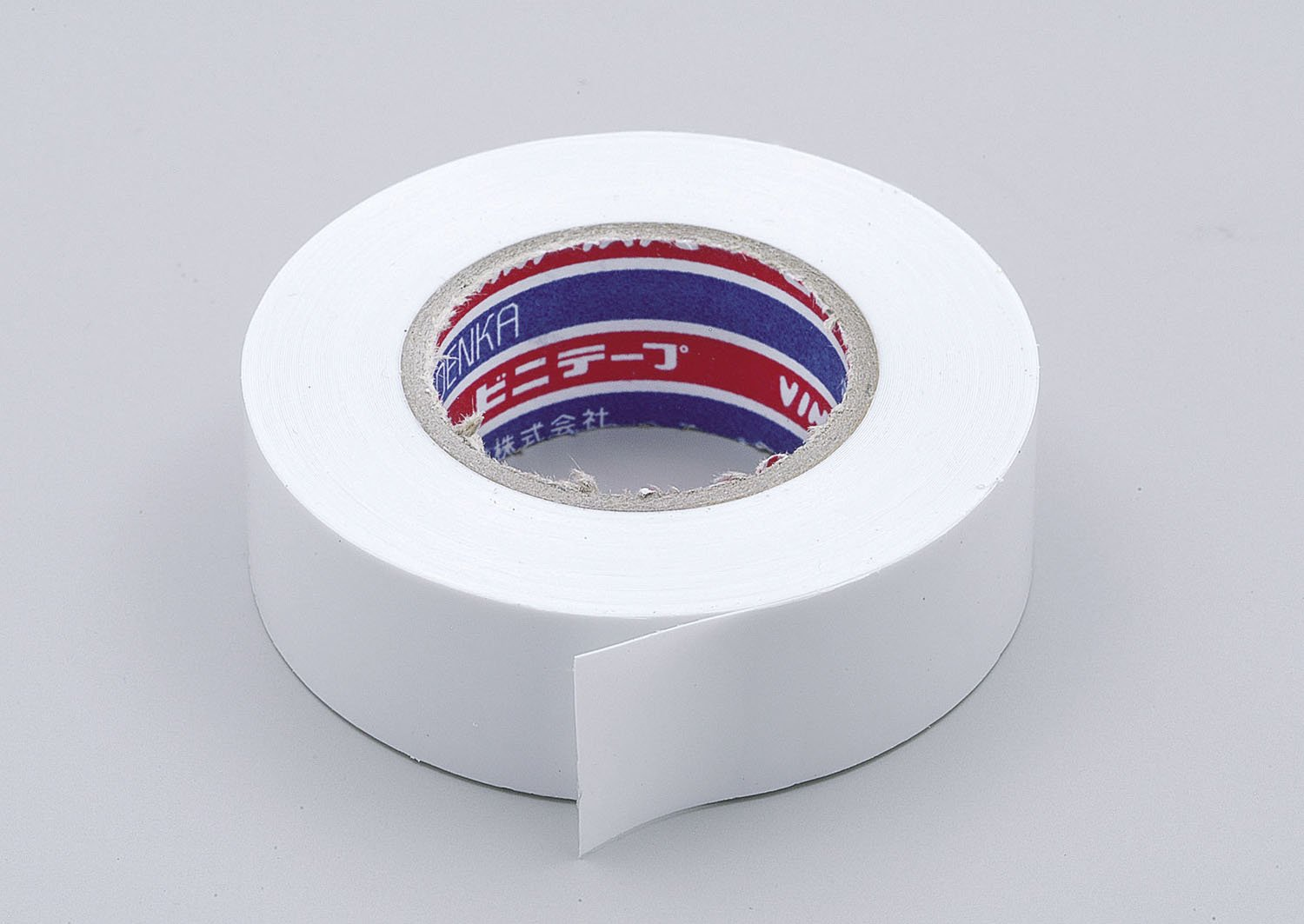 ELPA PS-01NH(W) Vinyl Tape Repair Electrical Insulation, Total Length/32.8 Ft (10 M), Width 0.7 Inches (19 Mm), Thickness: 0.001 Inch (0.2 Mm), White image number 1