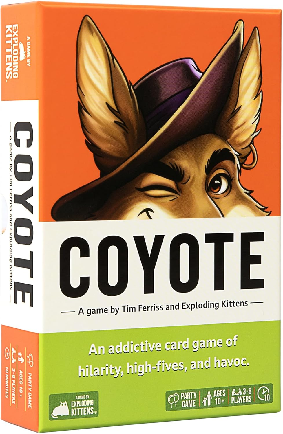 Exploding Kittens | Coyote Small Box | Bluffing Card Game | 3-8 Players, Ages 10+ image number 3