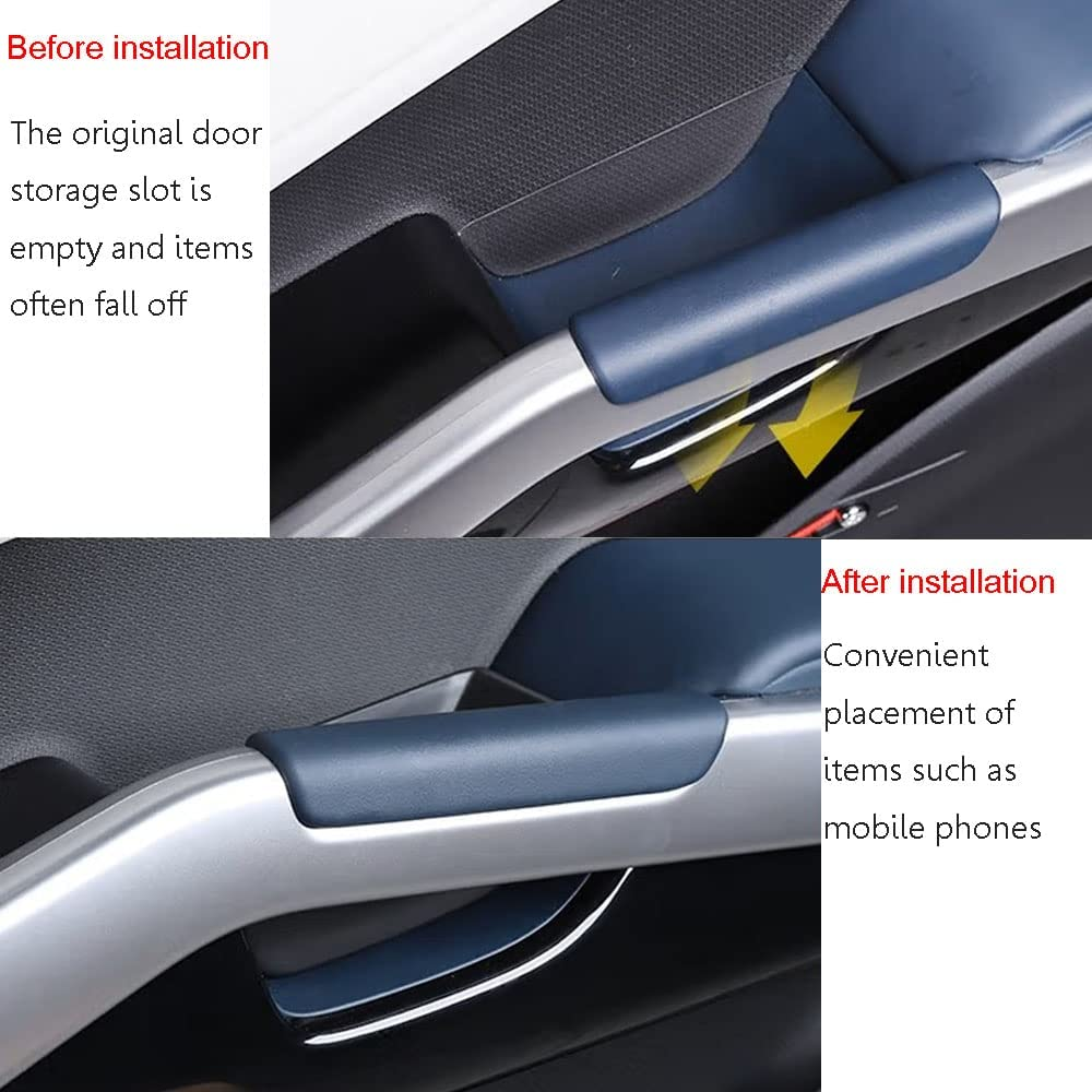 For BYD Atto 3 2024-2025 Center Console Organizer Tray and Car Door Storage Box and Armrest Box Storage Box（Total 6 Pcs） Atto3 Accessories(Au RHD) image number 3