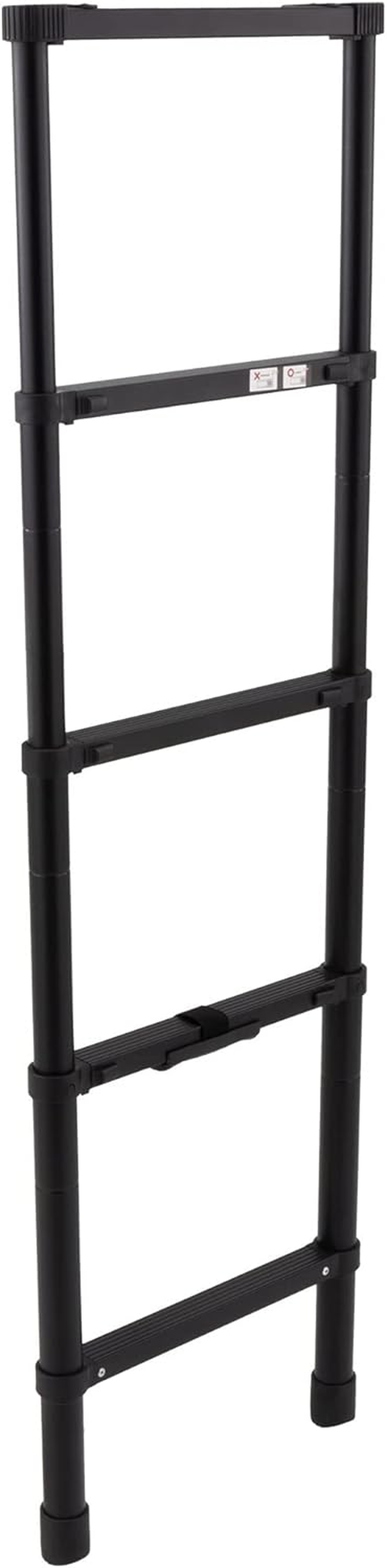 Recpro RV Telescoping Bunk Bed Ladder | Includes Mounting Brackets | Lightweight Aluminum Collapsible Construction (60")