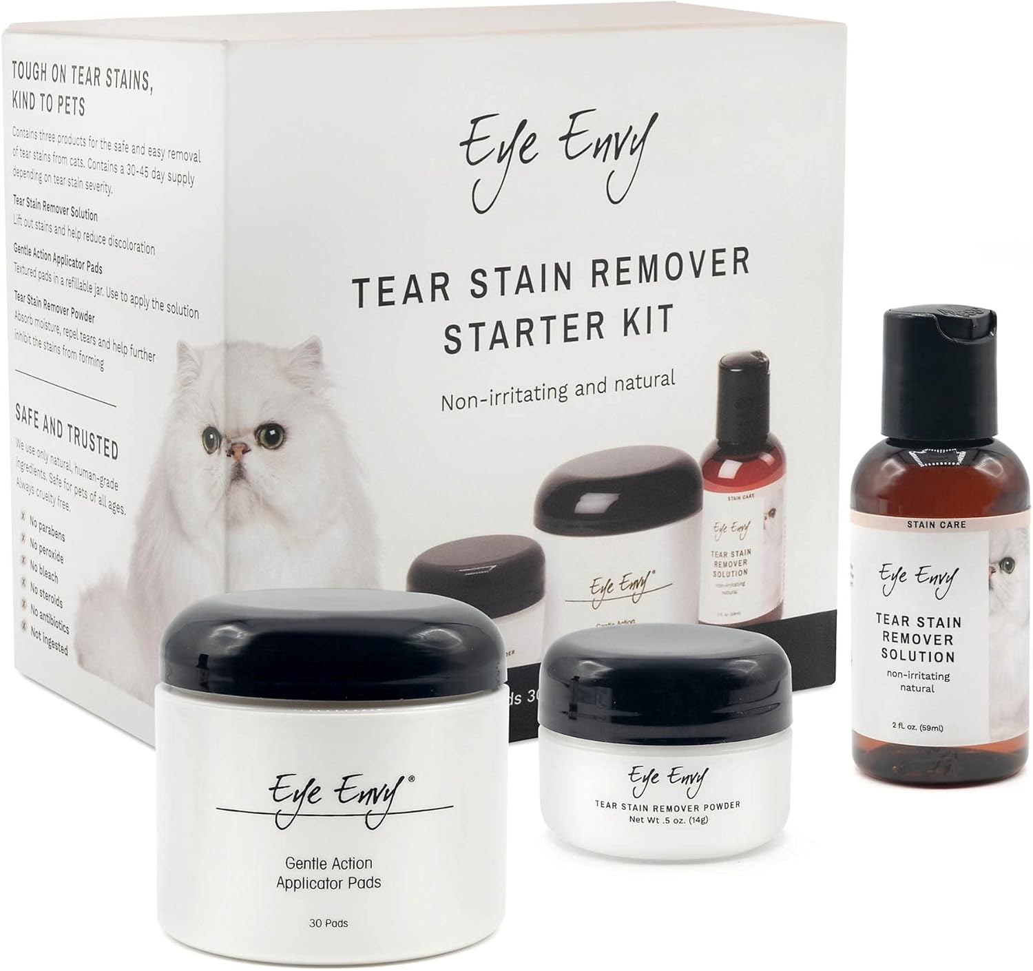 Eye Envy Cat Tear Stain Remover Starter Kit image number 3