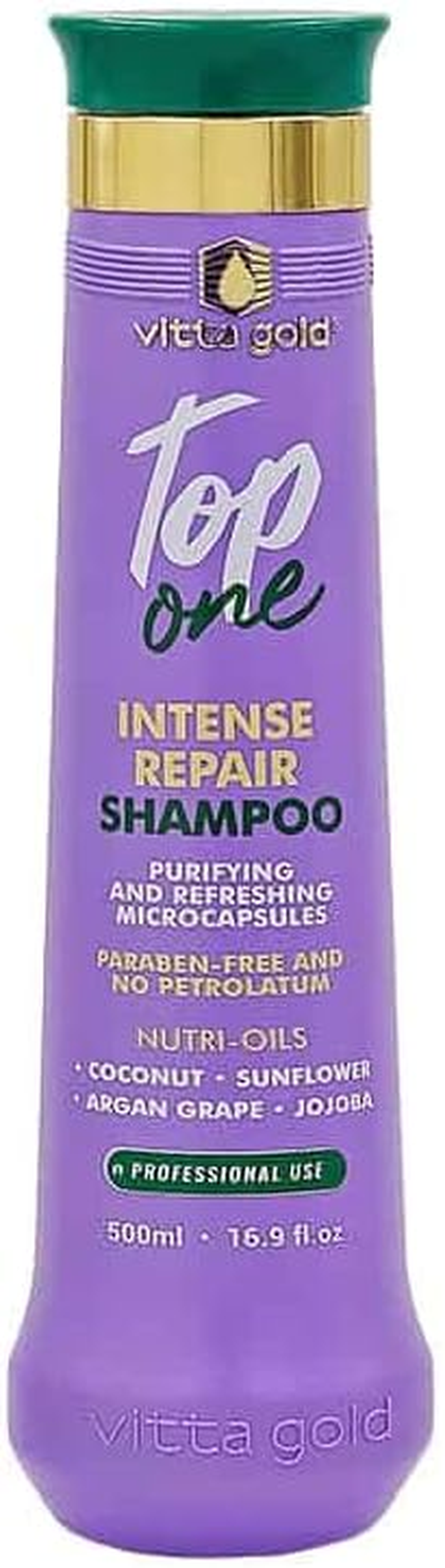 Top One Organic Shampoo 500Ml Best for Colour Protection & Intense Repair