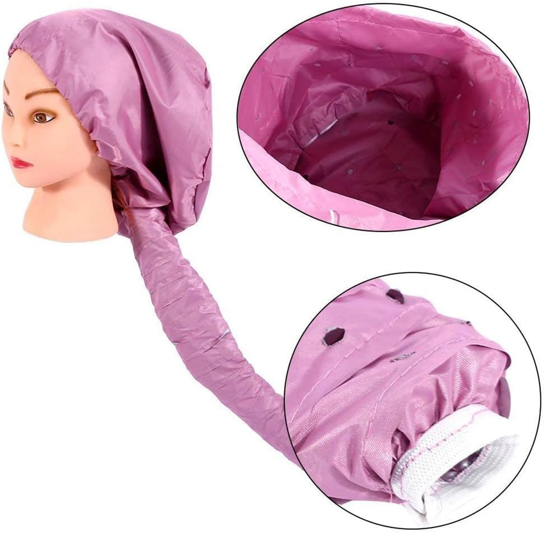 USTNIR Attachment for Hair Dryer, Bonnet Hair Dryer Attachment, Helmet Drying Cap Salon Hair Dryer Hood Bonnet Drying Hoods for Hair Wrap Turban Hair Drying Towel image number 3