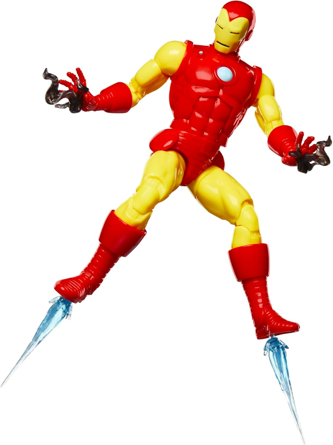 Marvel Legends Series Iron Man, Avengers Retro Marvel Comics Secret Wars Collectible 6 Inch Action Figure with Shield image number 2