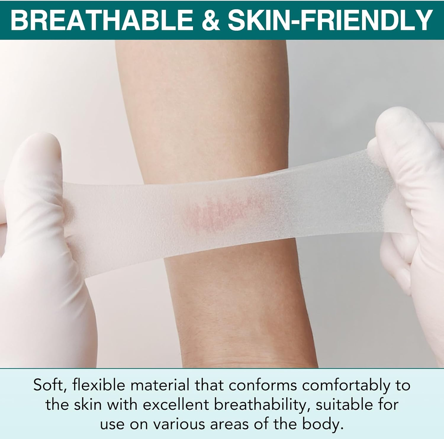 Hydrocolloid Roll for Wound Care | 2In X 11.8Ft | Self-Adhesive Patch Bandage | Waterproof & Sterile | Flexible and Cut-To-Size Dressing | for Blisters, Acne, Cuts & Daily Skin Protection | One Roll image number 1