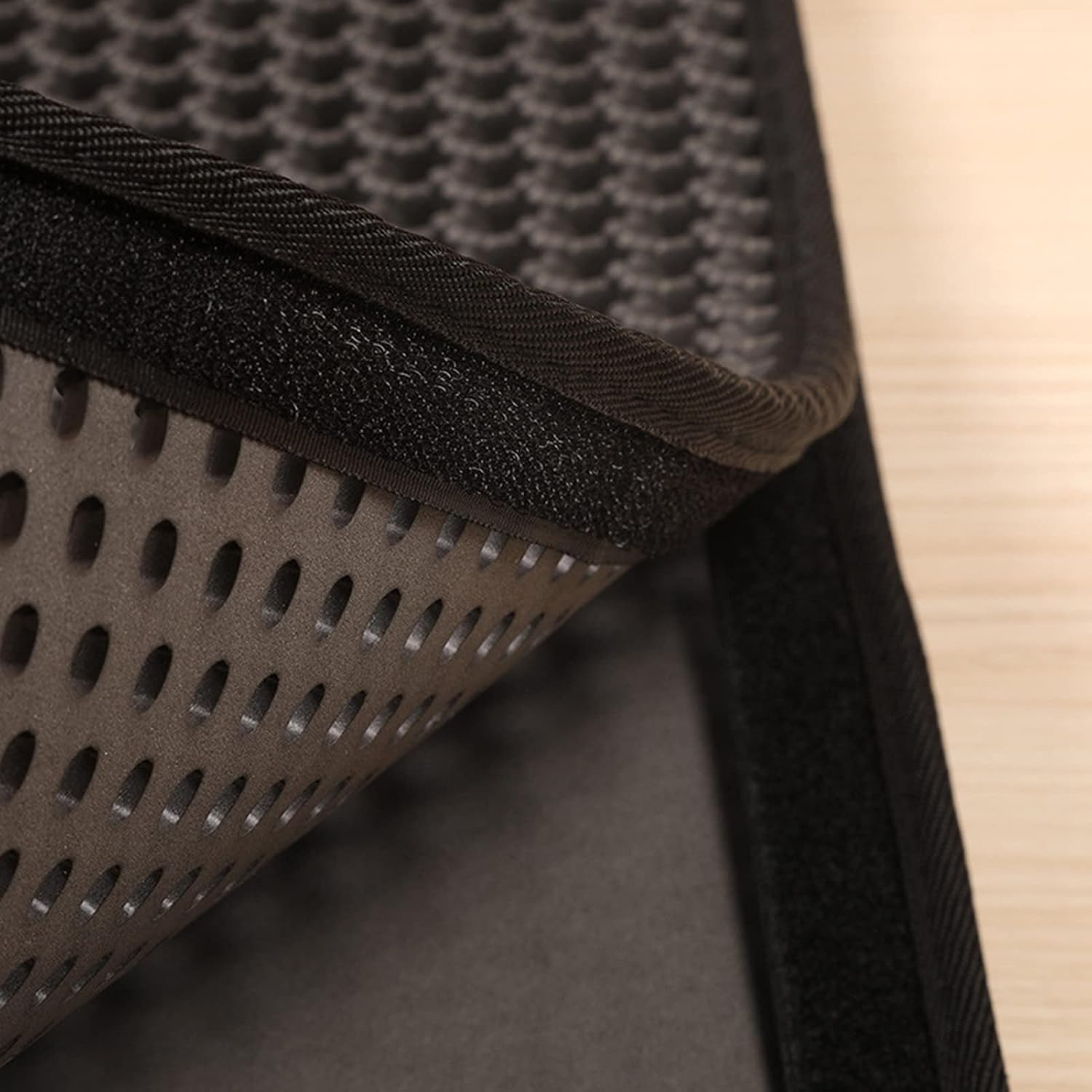 Cat Litter Mat, Litter Collection Mat, Soft, Double Layer, Waterproof Backing, Cat Litter Mat, EVA Material, Prevents Slipping, Pet Mats for Kittens, (Baby Blue, 40 X 50 Cm) image number 2