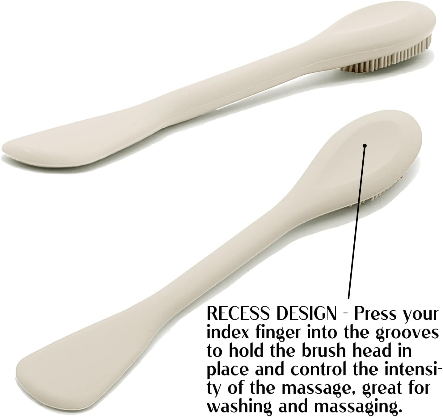 Face Mask Brush Applicator, Mask Brushes for Facials Cleansing & Exfoliating, Facial Clay Mask Applicator Tool Silicone Mask Spatula Cream Skincare for Apply Cream, Lotion, Mud, Clay (Black+Starlight) image number 1