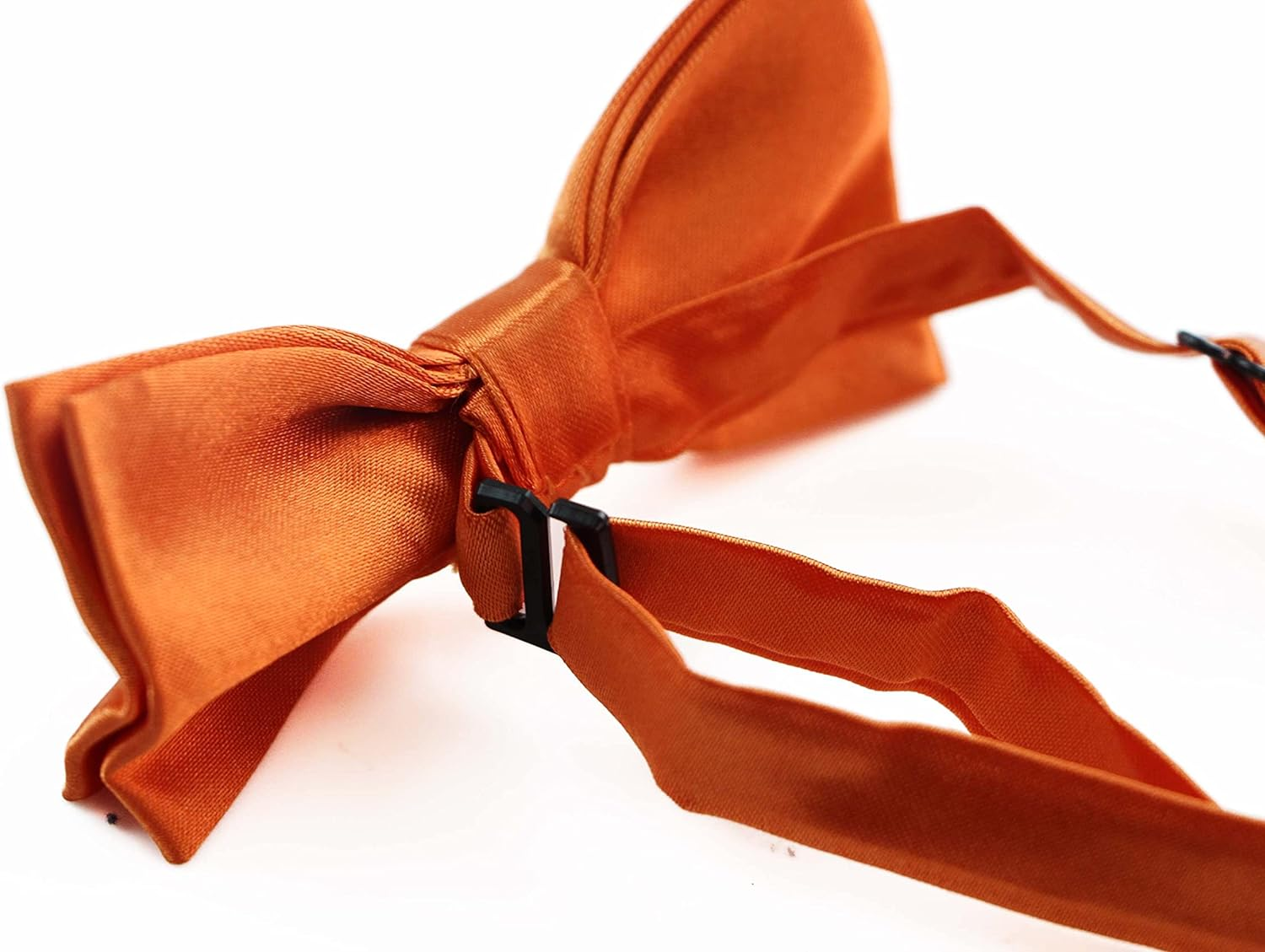 Boys Orange Plain Bow Tie