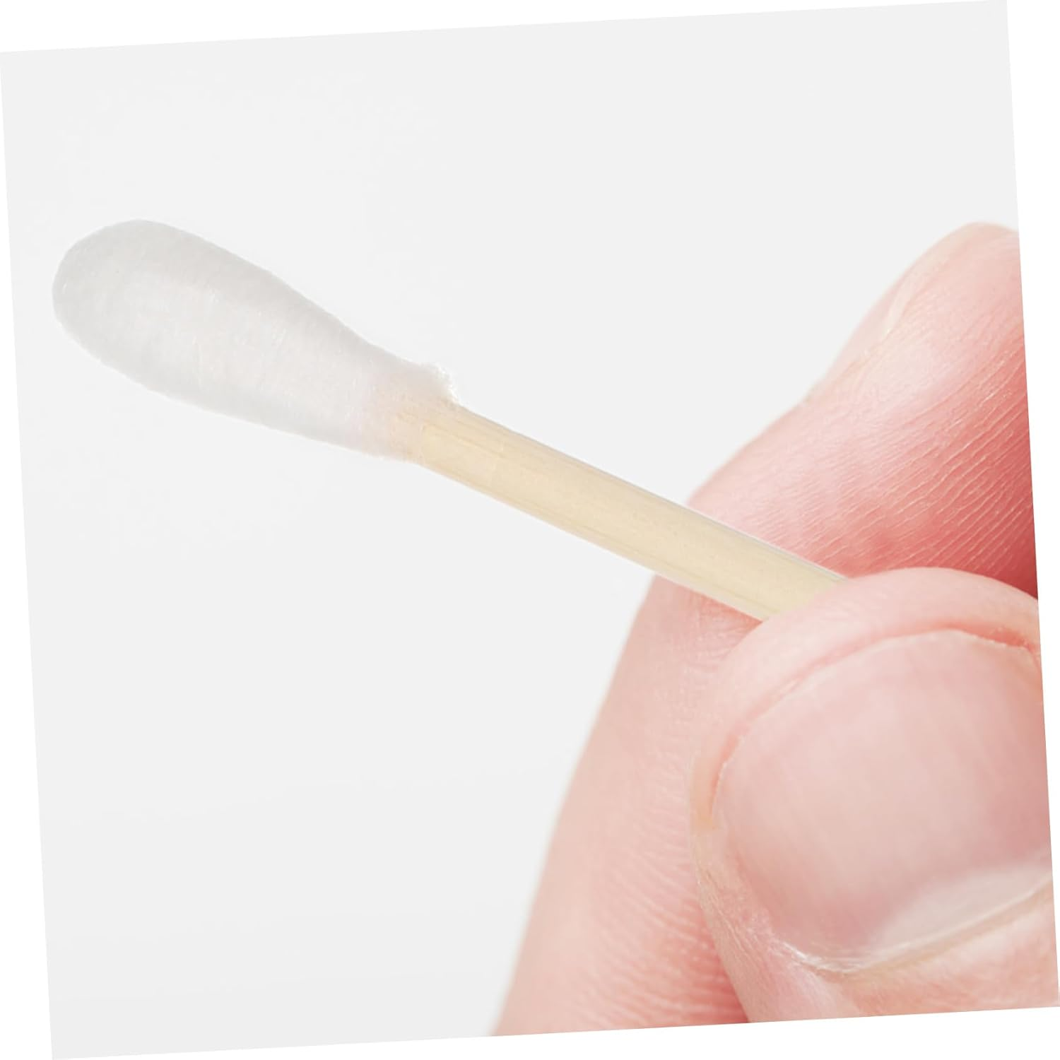 100Pcs Multi-Use Cotton Swabs Cotton Buds for Ear Cleaning Makeup Removal Precision Tips Wooden Stick Portable Makeup Supplies
