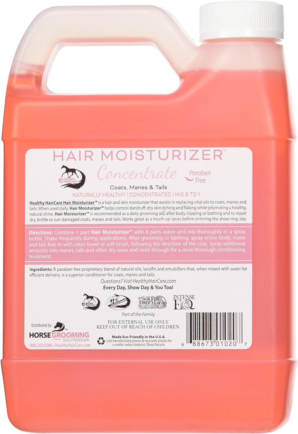 Healthy Haircare Product Horse Hair Moisturizer, 1 Qt