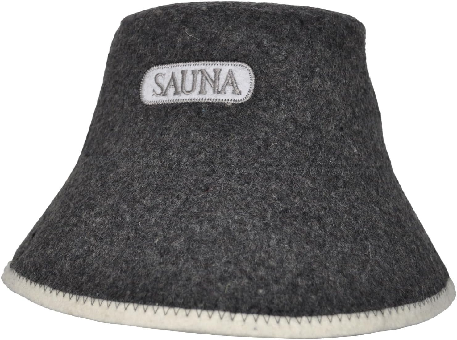 PRINZEPS Sauna Hat Men'S Perfect Sauna Hat Made of 100% Felt - Sauna Hat Felt Hat Sauna Hat Men'S Headgear - Sauna Gifts for Men, Gray image number 3