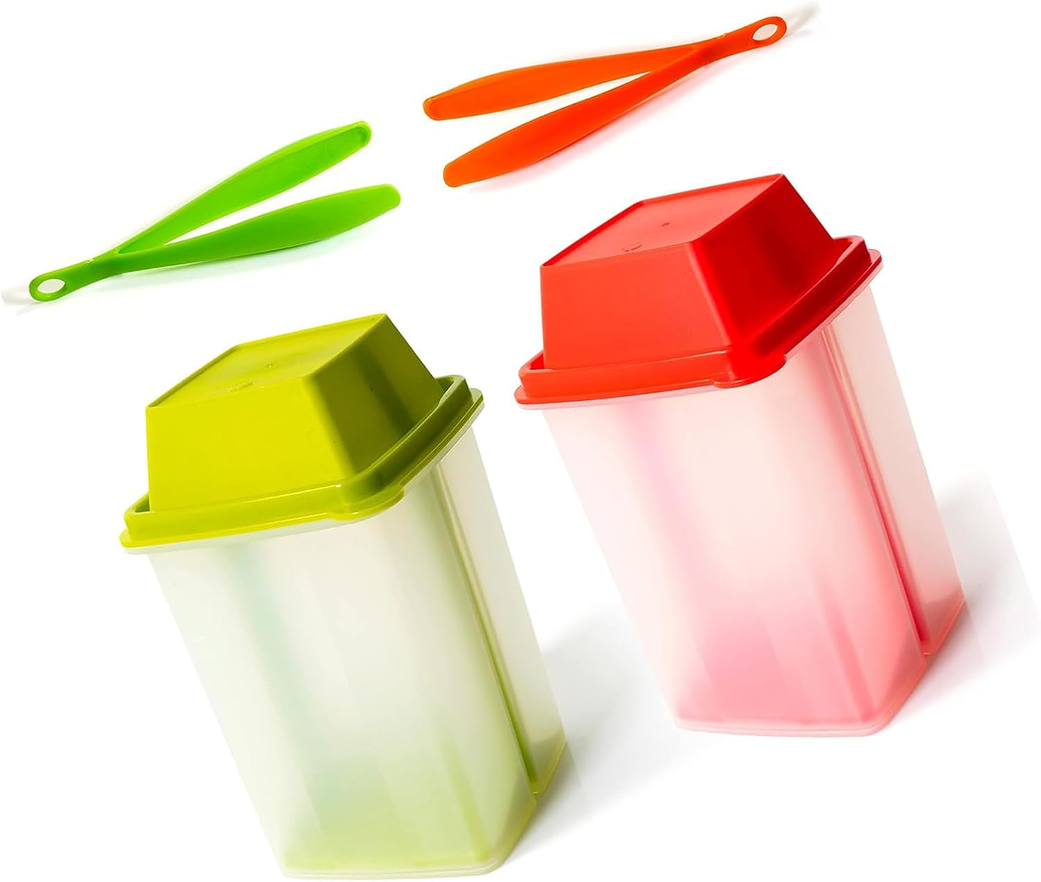 Pickle Jar with Strainer Insert - Set of 2 - Plastic Leak Proof Food Saver Container - for Fresh Fruit or Pickled Vegetables image number 4