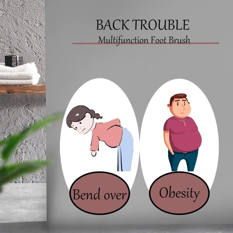 2Pcs Foot Washing Mat Foot Brush Scrubber Mat, THJOPOKEEL Foot Washer Shower Foot Mat with Suction Cup, Back Exfoliating Bath Wash Pad, Foot Cleaner Massage Pad Promote Blood Circula for Men and Women image number 1