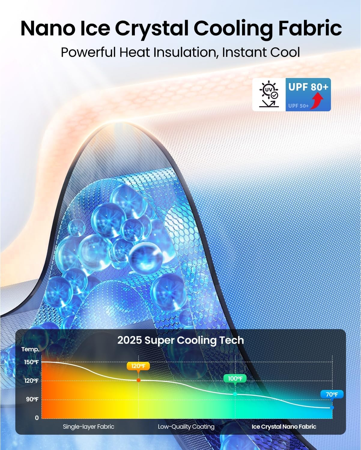 REEVAA 2025 Upgraded Tesla New Model Y (Juniper) Sunshade Windshield [Tailored Fit, 99% Sun Protection] Foldable Sun Shade Accessories with Storage Bag for Model Y 2016-2026, Silver Coating image number 3