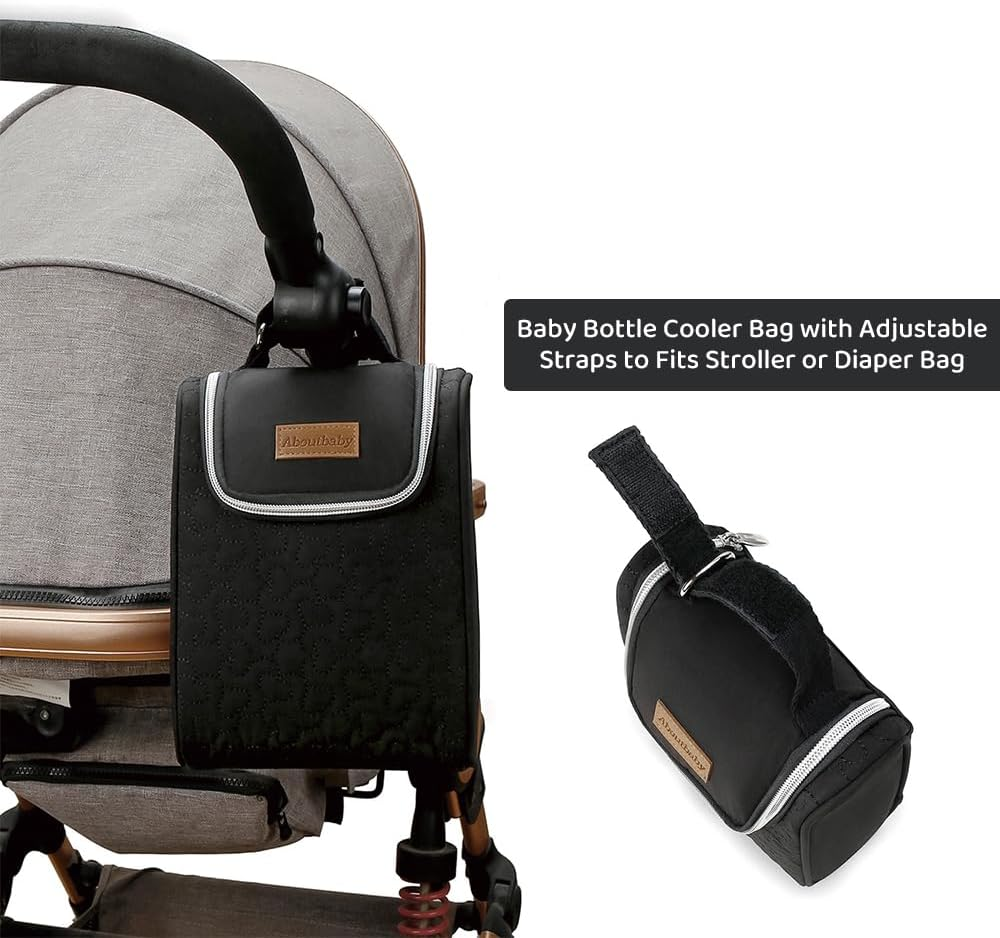 Breastmilk Cooler Bag with Ice Pack &ndash; Insulated Baby Bottle Bag &ndash; Leak-Proof Double Layer Bottle Tot &ndash; Portable Milk Storage Bag for Nursing Moms, Daycare, Travel image number 6