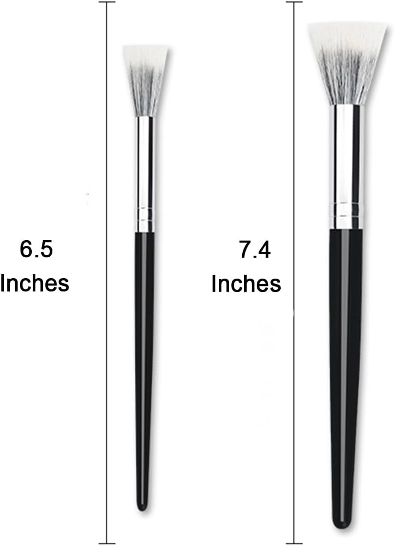 Makeup Brush, Cheek Brush Blusher Brush Foundation Makeup Brush Fiber Stippling Brush Perfect for Foundation,Powder,Highlight,Cream,Blusher(Small Size)