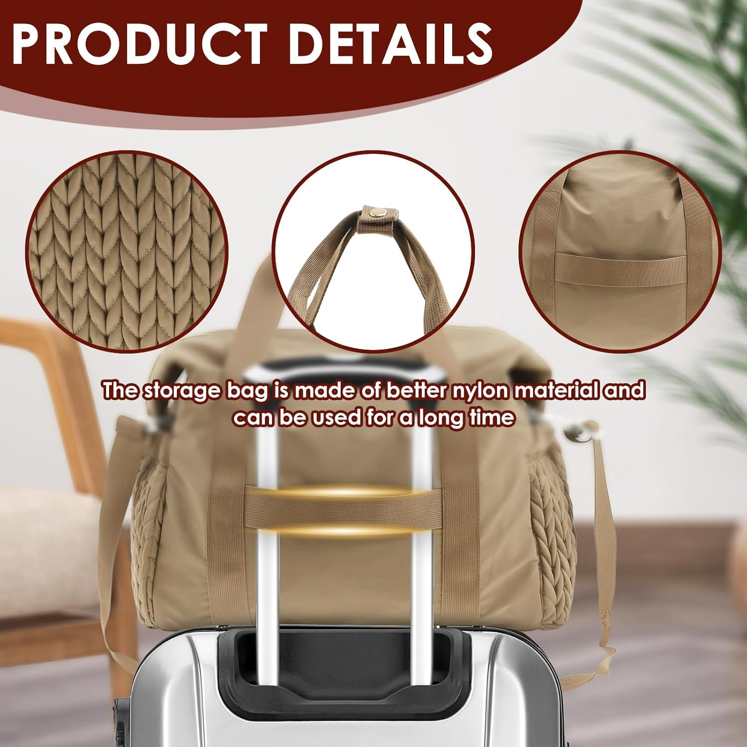 Diaper Bag Tote Sturdy Kids Diapers Bag Versatile Traveling Diaper Bags Portable Baby Bag with Pacifier Case Easy to Clean Mom Hospital Bag