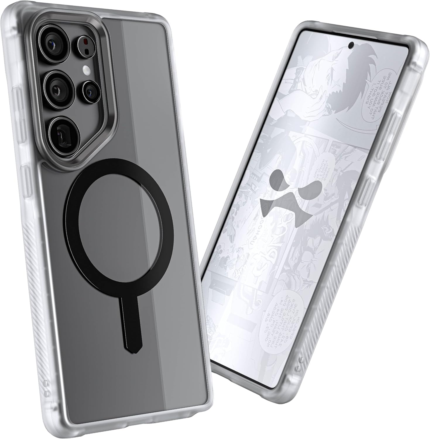 Ghostek Covert S25 Ultra Clear Case Magsafe Compatible with Magnetic Ring, Slim Thin Shockproof Phone Cover Designed for 2025 Samsung Galaxy S25Ultra (6.9") (Clear Matte) image number 1