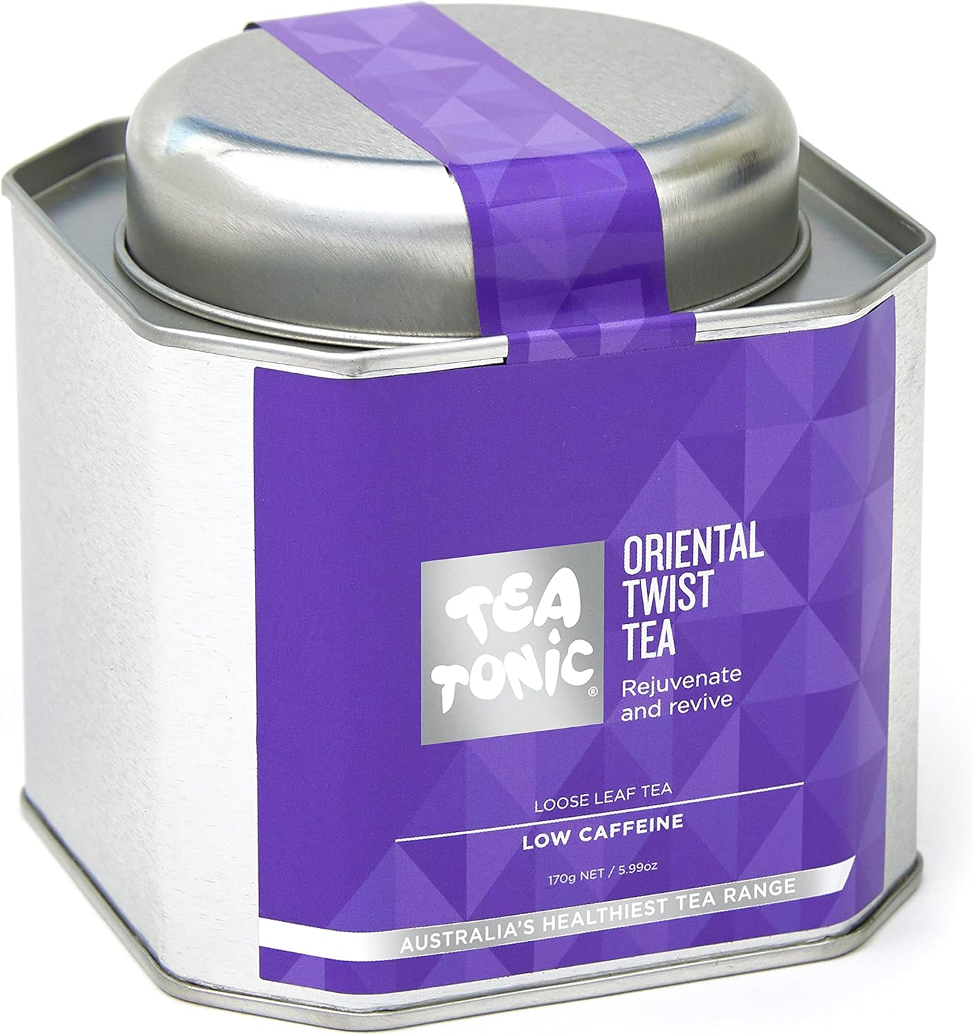Oriental Twist Tea Loose Leaf Caddy Tin