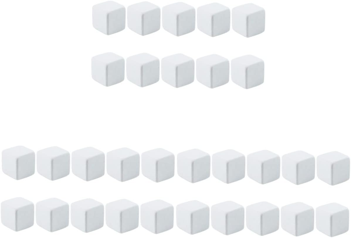 Ipetboom 20Pcs Natural Blocks for Tortoise Turtle Mineral Stones for Reptile Tank Safe Cube for Aquarium Snails