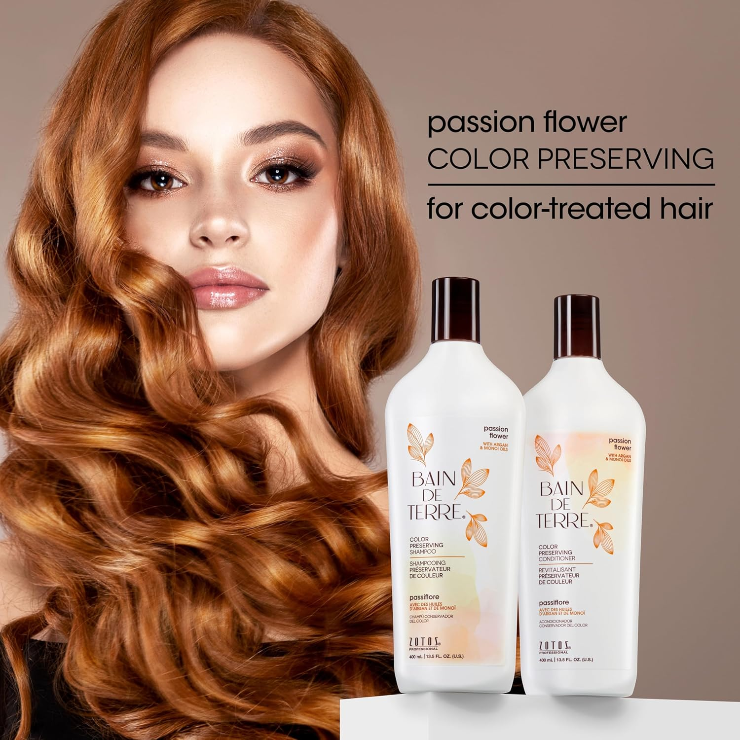 Bain De Terre Passion Flower Color Preserving Shampoo, 999.58 Ml image number 3