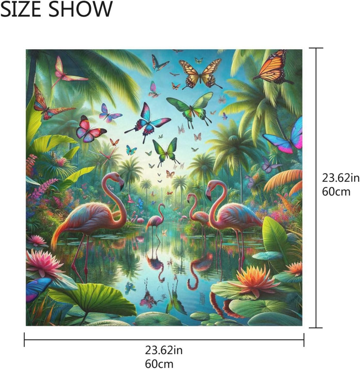 Camouflage Women'S Fashion Square Satin Headscarf Headdress Silk Scarf