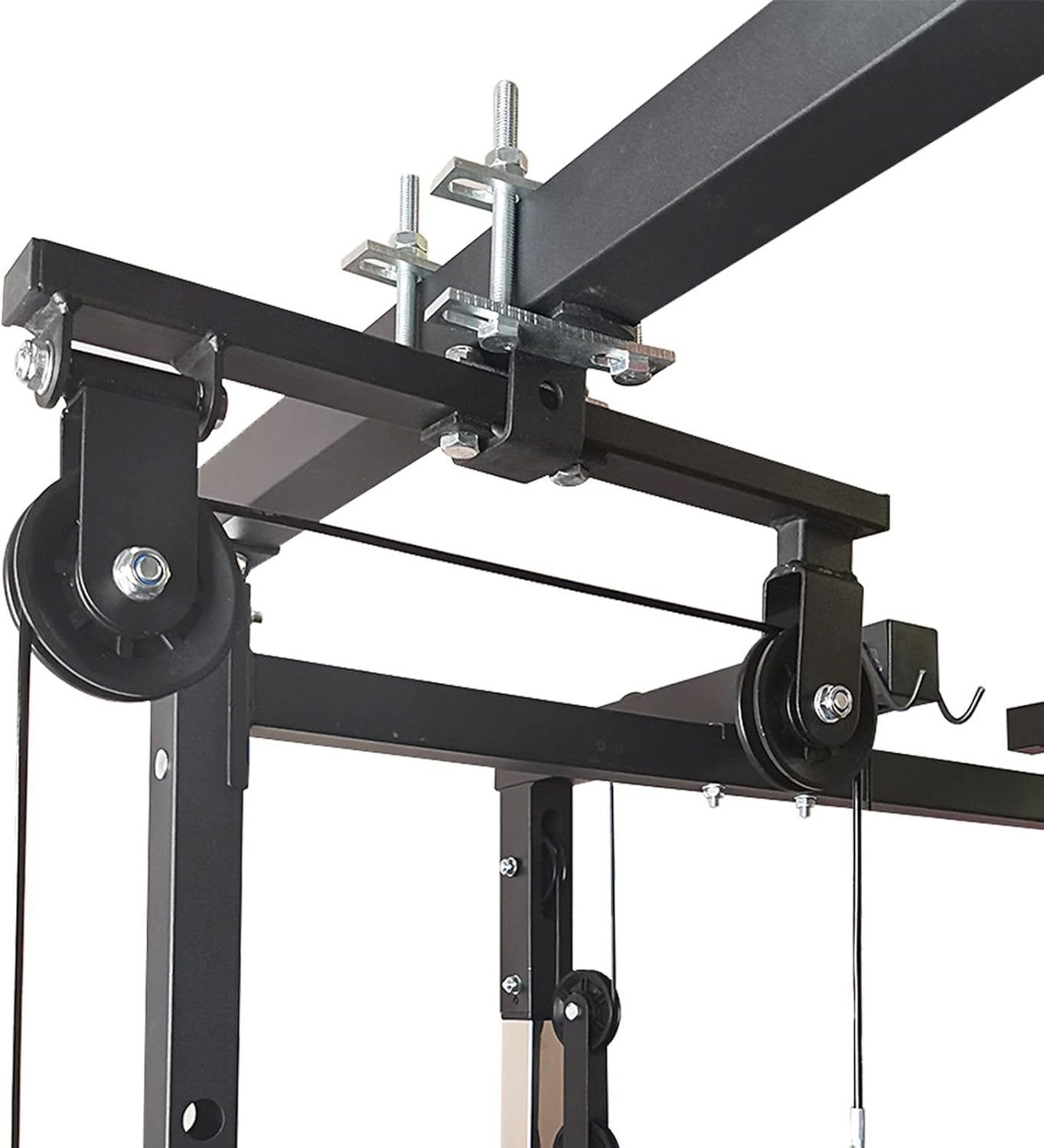Upgraded Cable Pulley System, LAT Pull down Machine for Home Gym Equipment, Weight Pulley System for Cable Machine, LAT Pulley System for Strength Training Power Cages, Power Racks image number 5